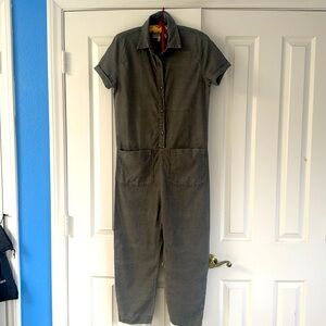 The Great army green jumpsuit 0